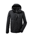 Killtec Transition Jacket Kow 161 with detachable hood (water/windproof) black Men